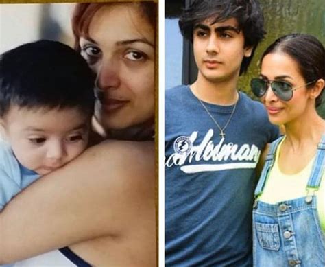 malaika arora with son.